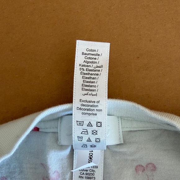 SKIMS Boyfriend Cloud Cherry Print Pajama Top size 3X - Picture 6 of 6